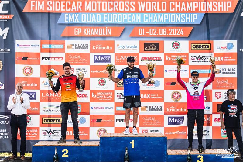 EMX Quads R3 podium